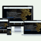 Gold investment website displayed across multiple devices, showcasing responsive web design.