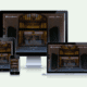 Responsive web design displayed on multiple devices including desktop, tablet, and smartphone for startups.